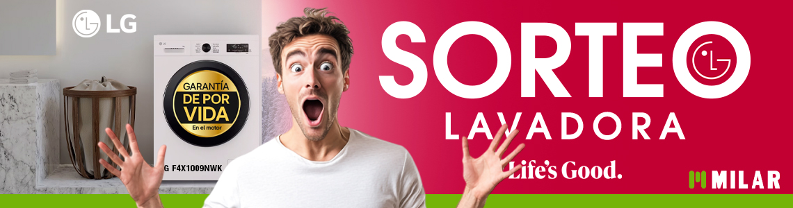 Sorteo Lavadora LG F4X1009NWK